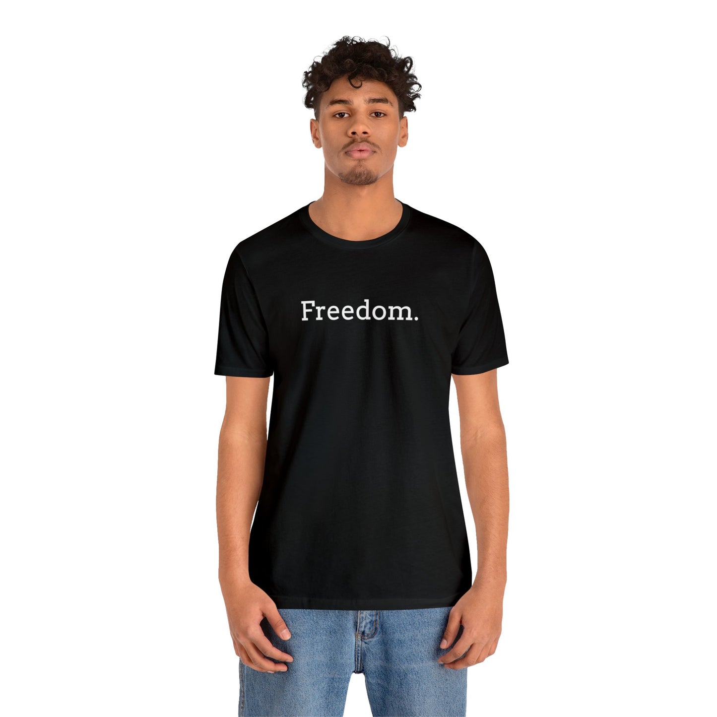 Freedom Print Unisex Jersey Short Sleeve Tee