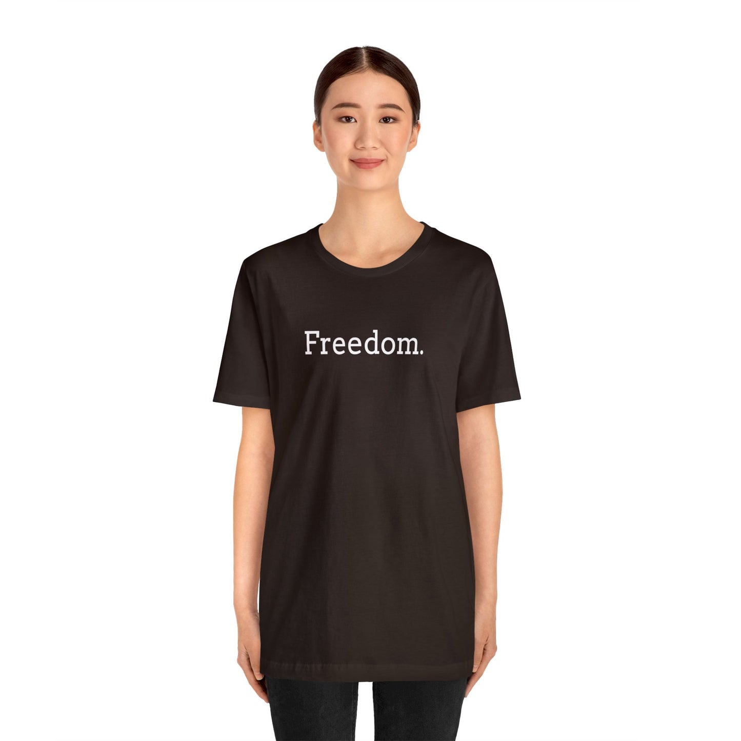 Freedom Print Unisex Jersey Short Sleeve Tee