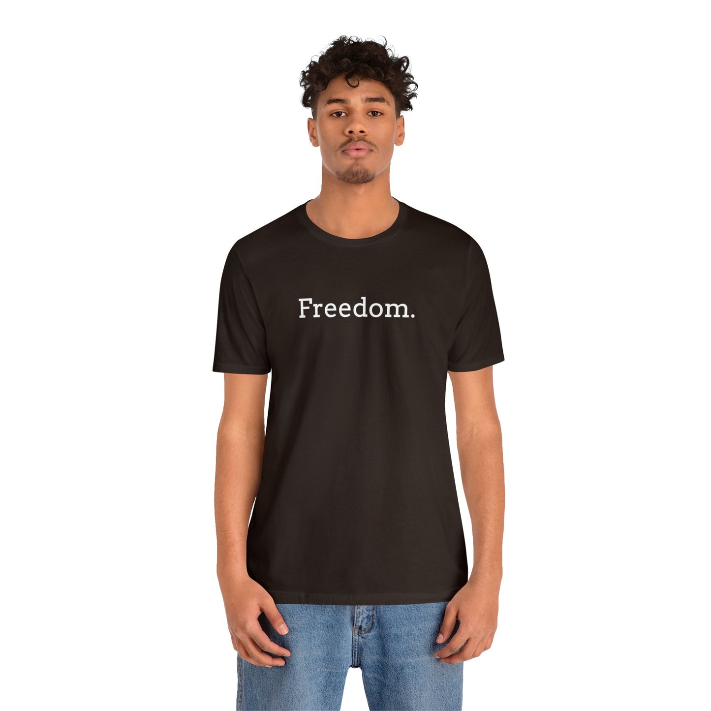 Freedom Print Unisex Jersey Short Sleeve Tee