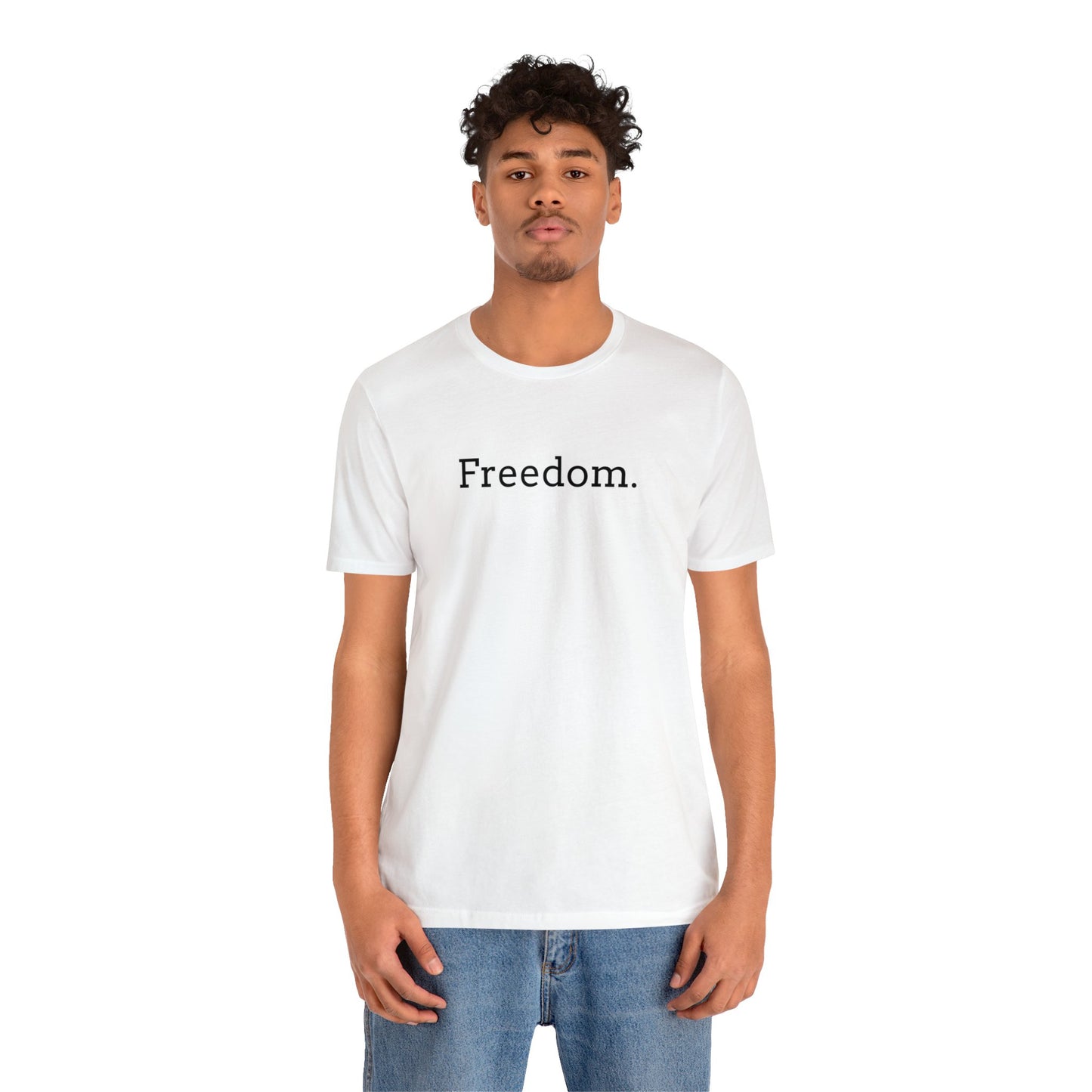 Freedom Print Unisex Jersey Short Sleeve Tee