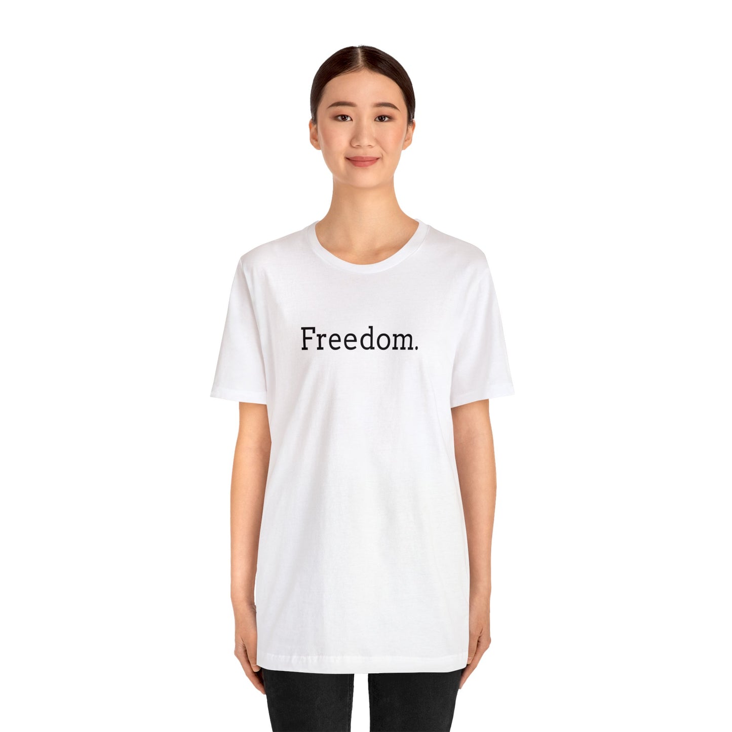 Freedom Print Unisex Jersey Short Sleeve Tee