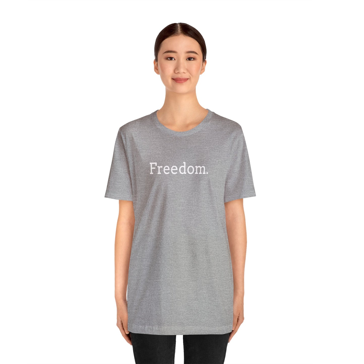 Freedom Print Unisex Jersey Short Sleeve Tee