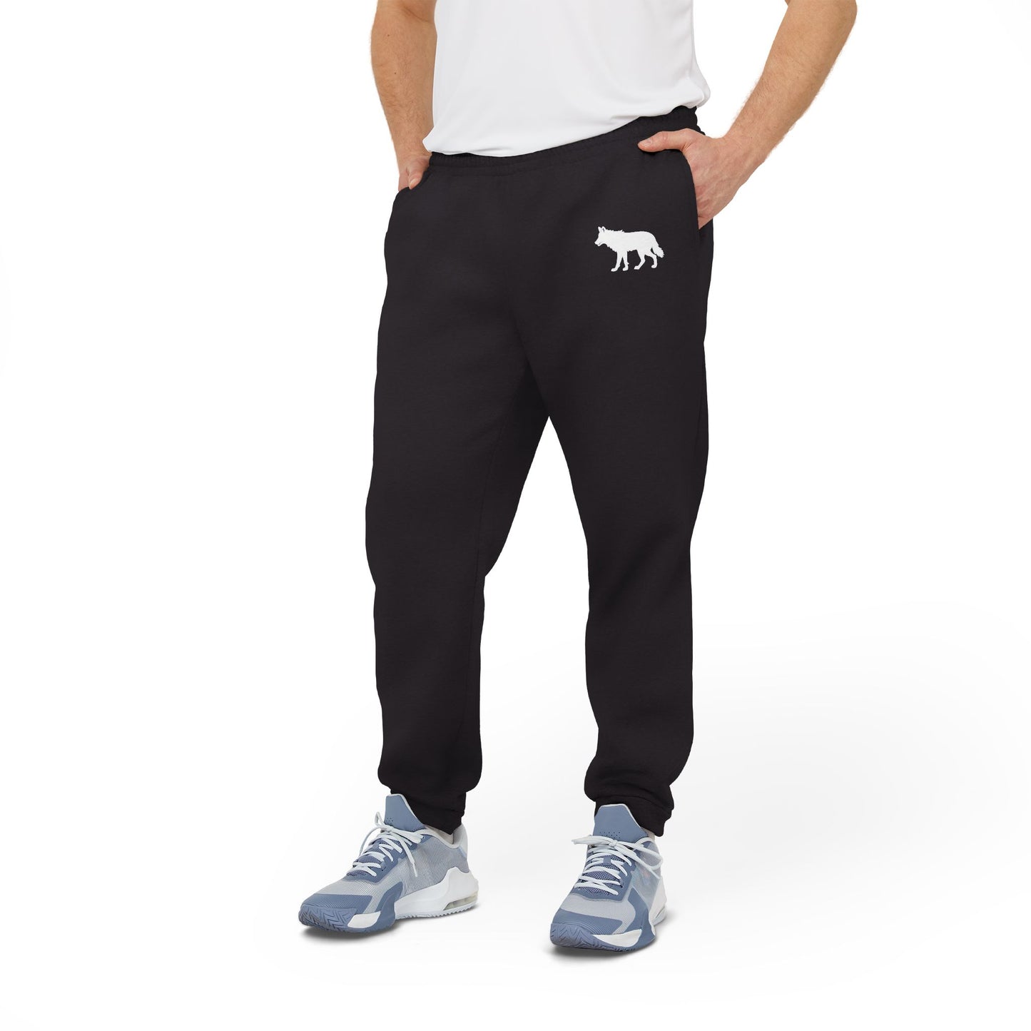 Cozy Kota Kyote Coyote Logo Fleece Joggers for Comfort, Athleisure Wear, Unisex Lounge Pants, Casual Joggers, Everyday Relaxation