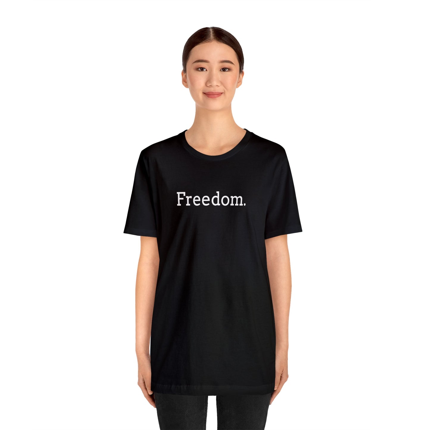 Freedom Print Unisex Jersey Short Sleeve Tee