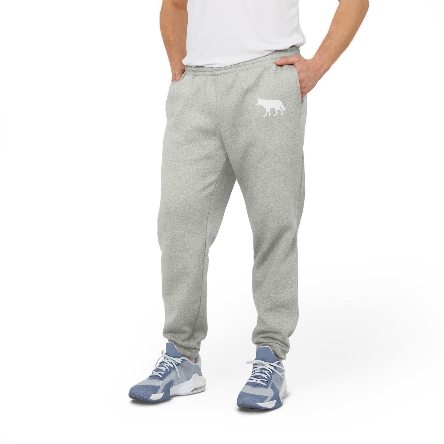 Cozy Kota Kyote Coyote Logo Fleece Joggers for Comfort, Athleisure Wear, Unisex Lounge Pants, Casual Joggers, Everyday Relaxation