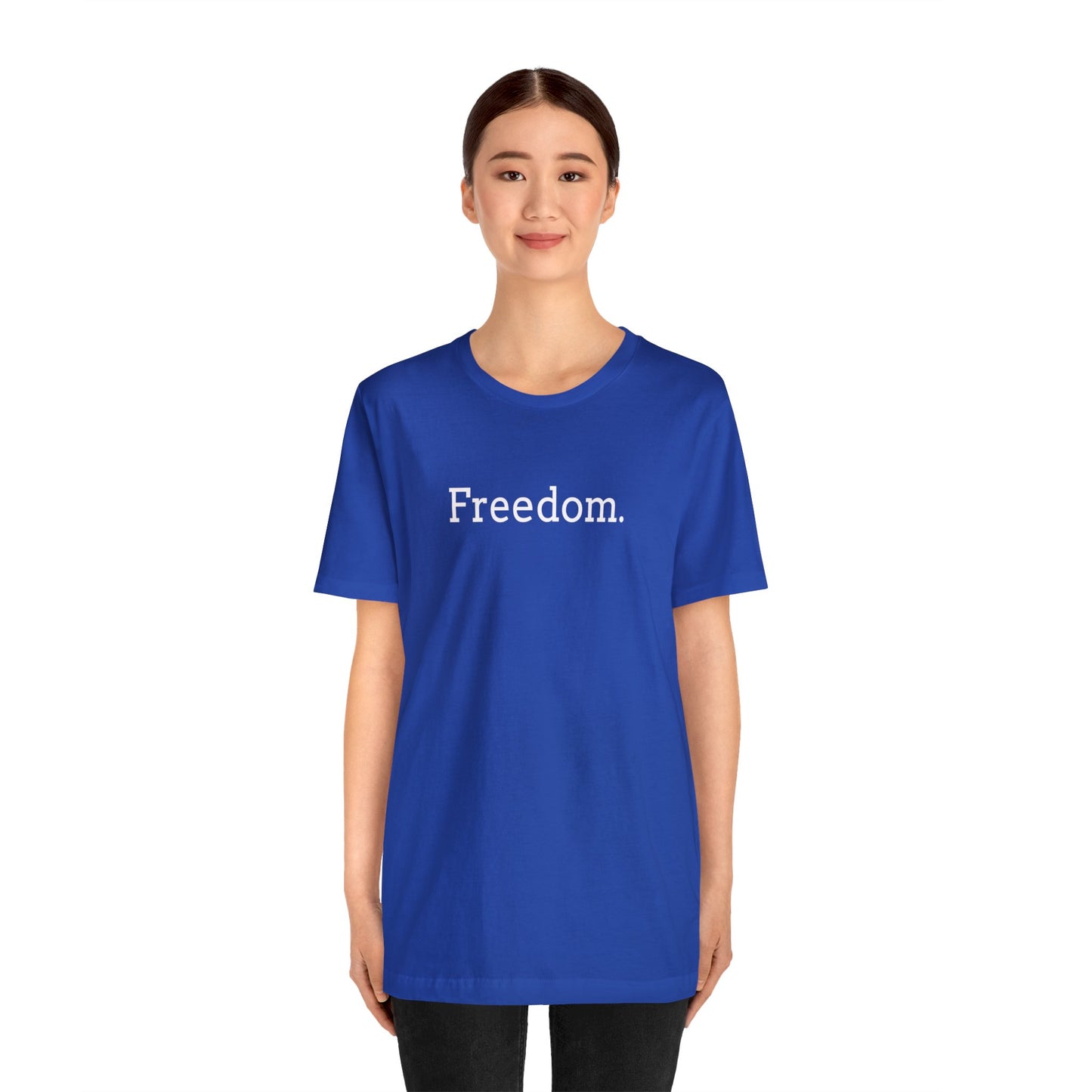 Freedom Print Unisex Jersey Short Sleeve Tee