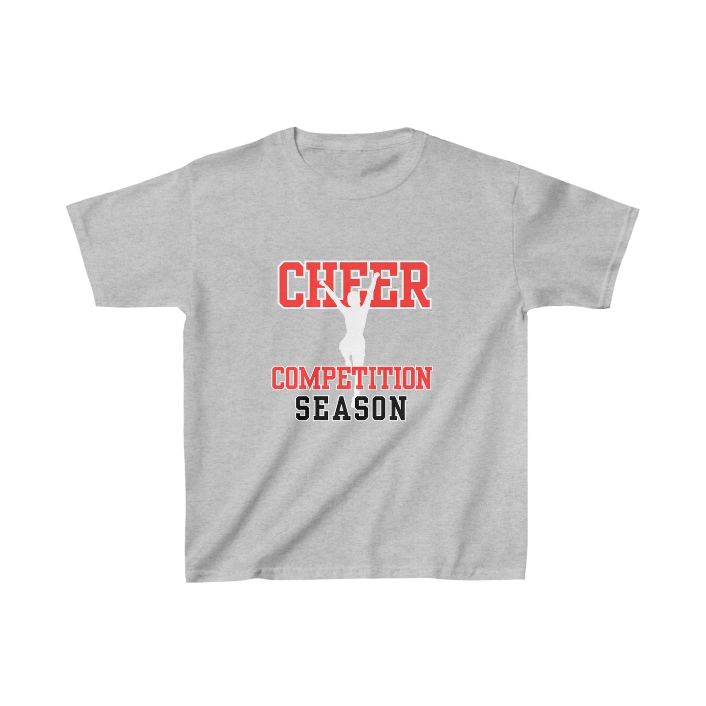 Kids Cheer Competition Season Tee, Cheerleading