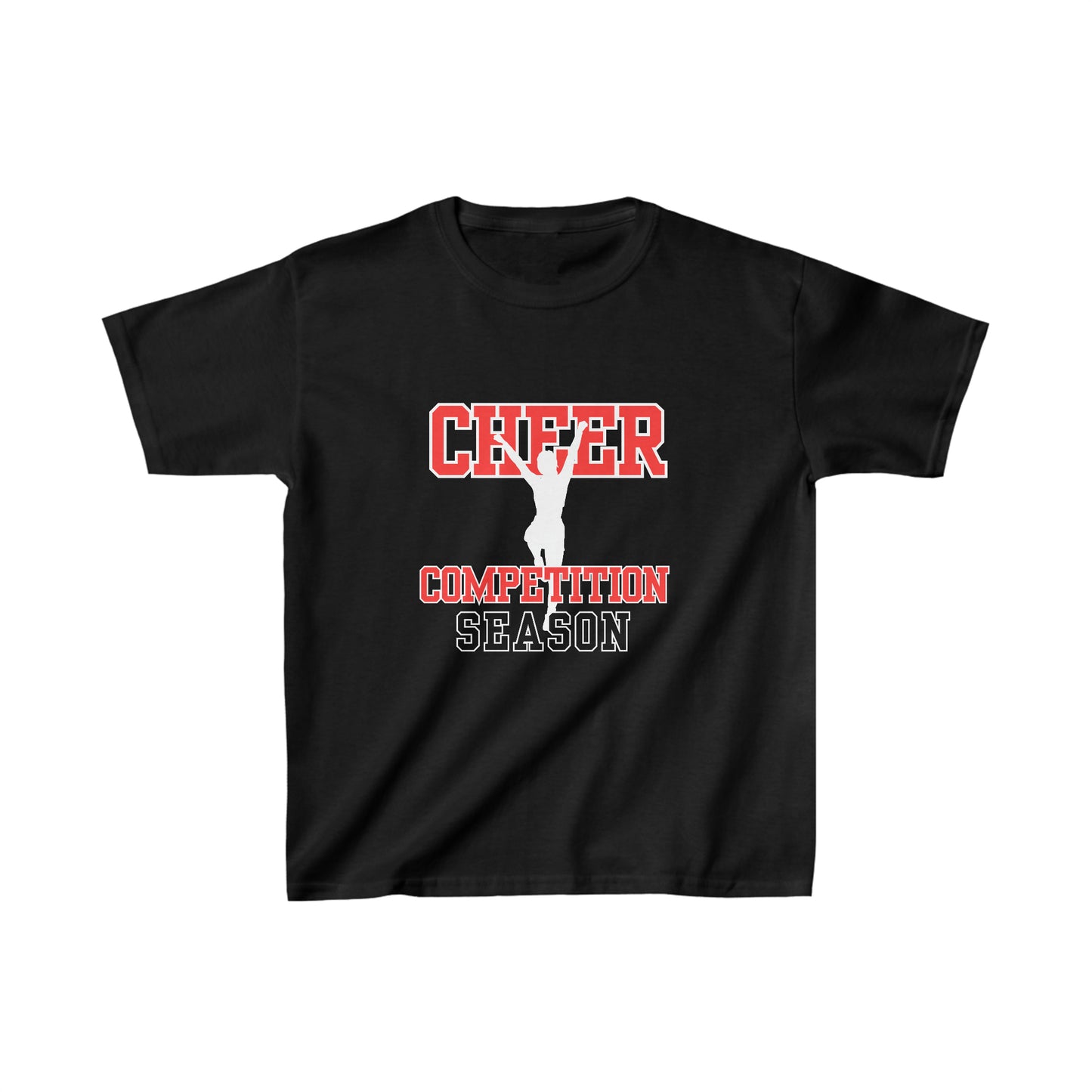 Kids Cheer Competition Season Tee, Cheerleading