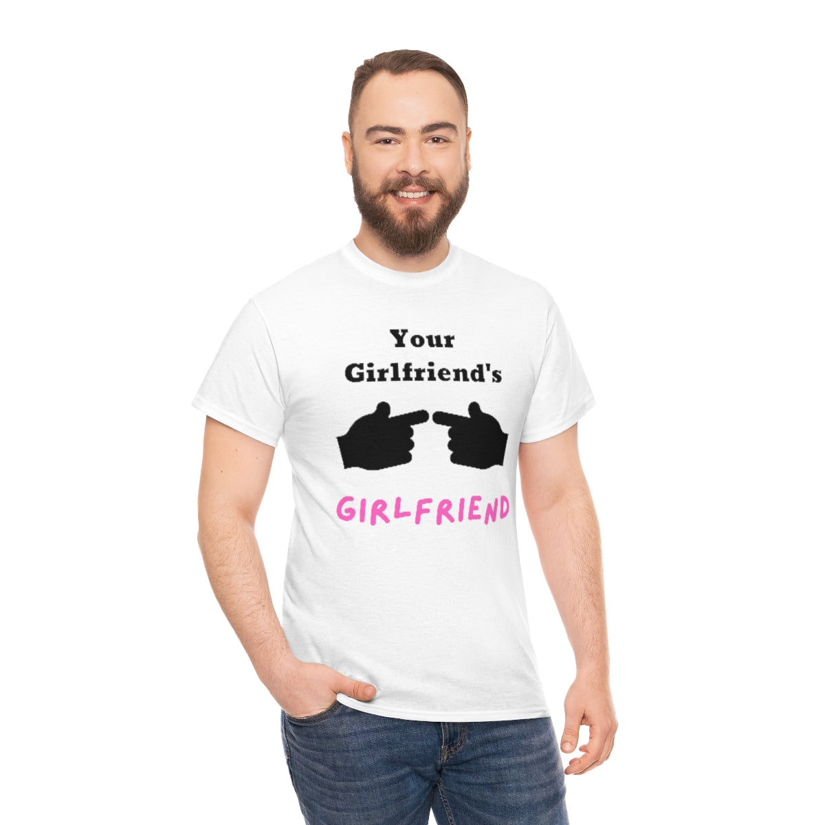 Girlfriend Print Unisex Heavy Cotton Tee