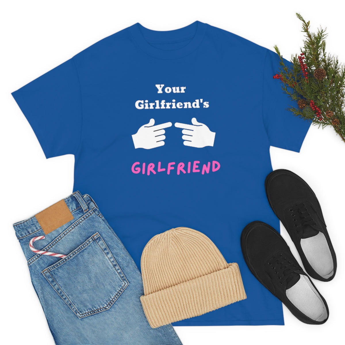 Girlfriend Print Unisex Heavy Cotton Tee