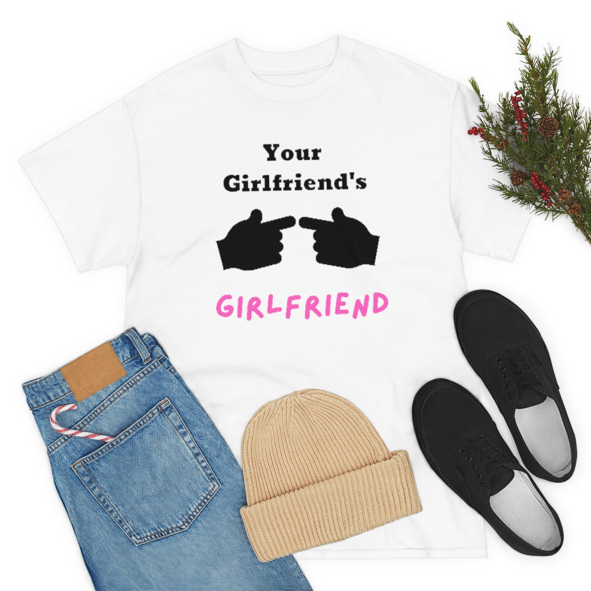 Girlfriend Print Unisex Heavy Cotton Tee